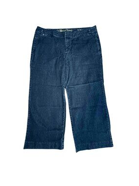Wide Leg Avenue Jeans "The Trouser" Size 22 Dark Wash Casual Stretch Comfortable